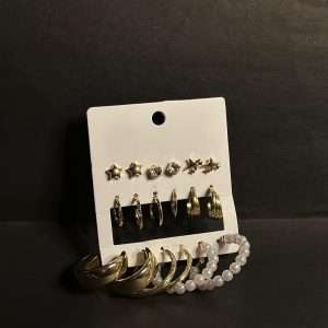 9-in-1 Gold Earring Set ✨