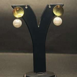 Golden Luxe Pearl Drop Earrings