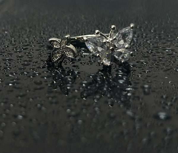 Delicate Butterfly Adjustable Ring - Image 2