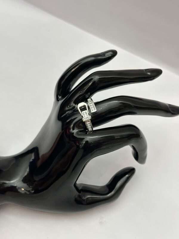 Radiant Buckle-Inspired Ring