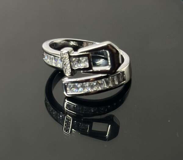 Radiant Buckle-Inspired Ring - Image 2