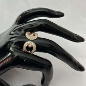 Twin Halo Sparkle Ring – Rose Gold Edition