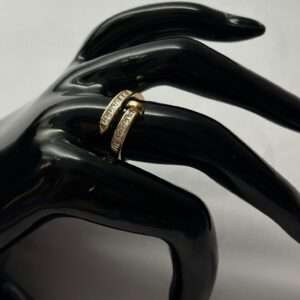Luxury Nail-Inspired Adjustable Ring
