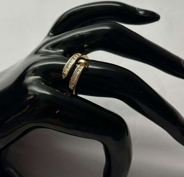 Luxury Nail-Inspired Adjustable Ring