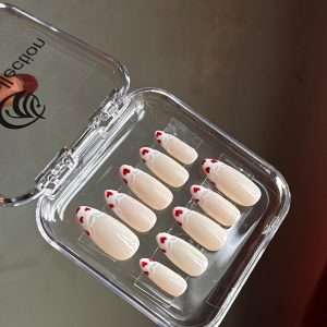 Handmade Heart Press-On Nails